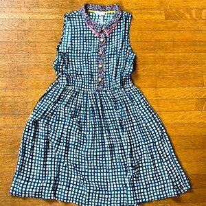 Matilda Jane 435 sleeveless collared dress size 12, pockets! So cute!
